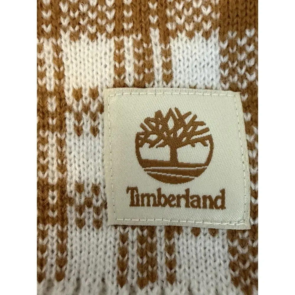 Timberland Buffalo Plaid Scarf‎ Knit Rectangle Preppy Academia Outdoors Camp